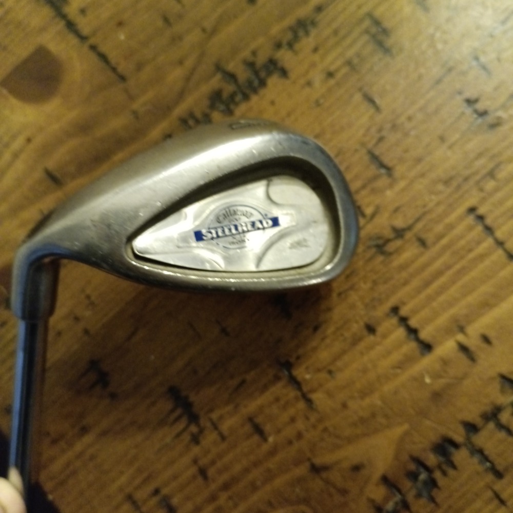 Callaway Steelhead X-14 Pitching Wedge Left Hand Steel Shaft Golf Club PW
